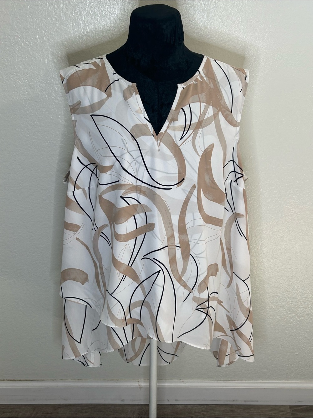 Alfani Plus Sleeveless Blouse NWT Size 3X